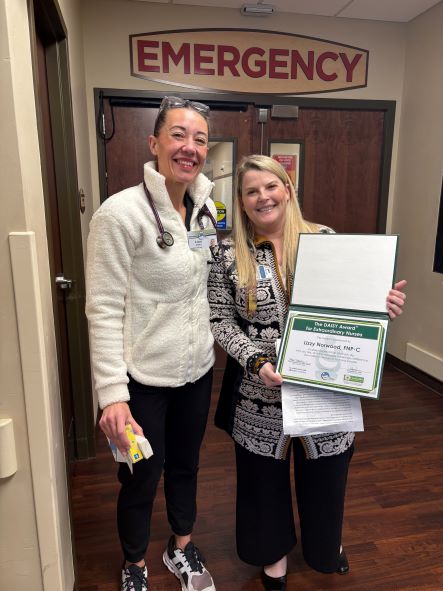 Lizzy Norwood of Cabinet Peaks Medical Center was recently honored with The DAISY Award® for Extraordinary Nurses. This national award is part of the DAISY Foundation’s program recognizing the exceptional care and dedication nurses provide every day.